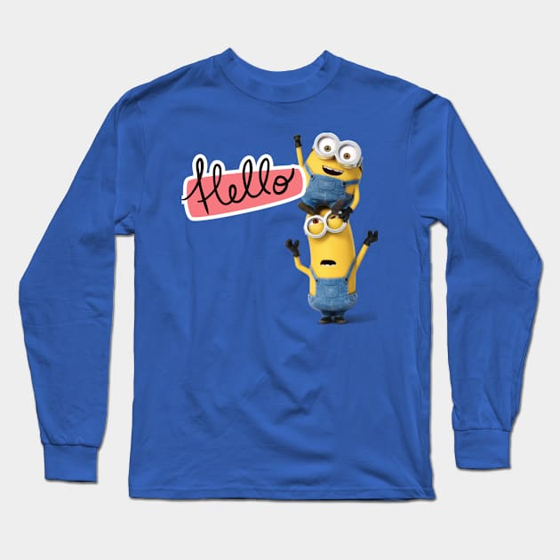 Hello friends Long Sleeve T-Shirt by Ayesha